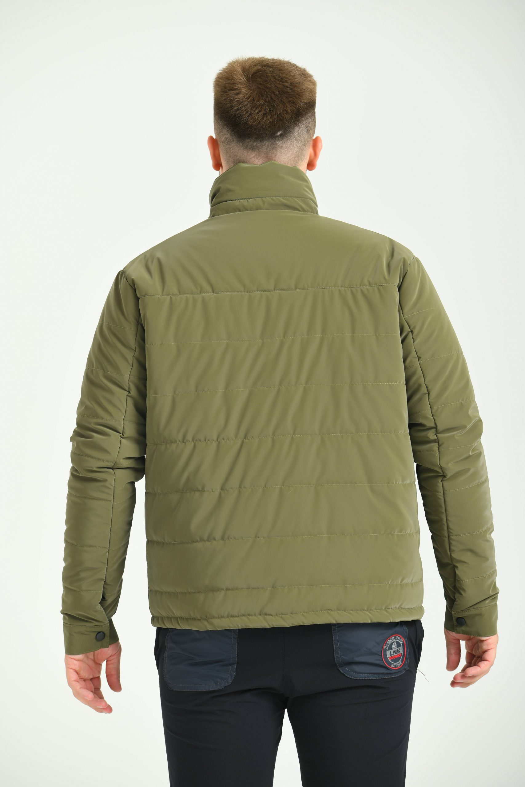 Haki Classic Puff Mont - Görsel 2