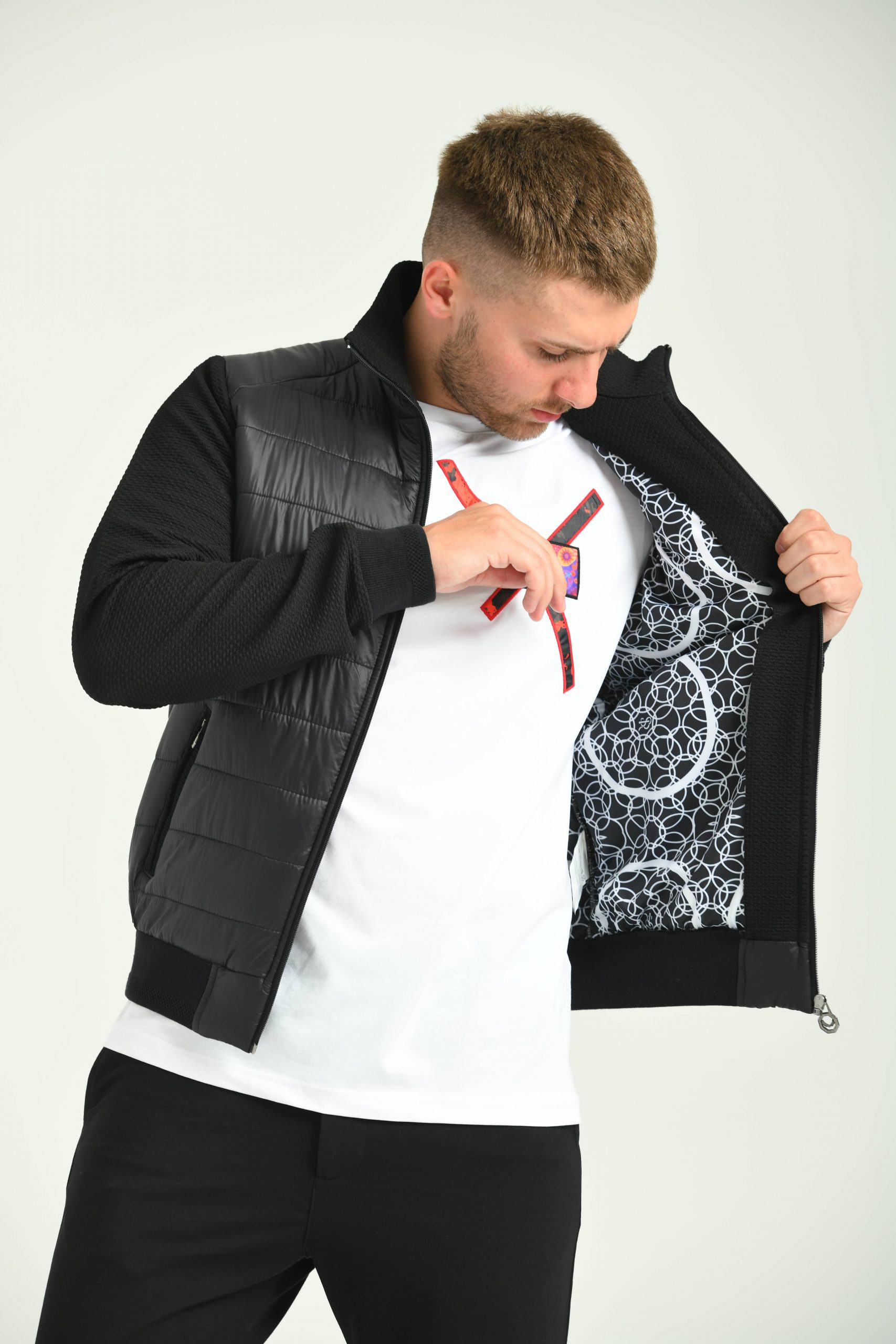 Hybrid Jacket Mont Siyah - Görsel 5